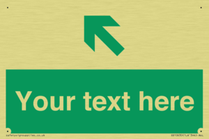 Custom Safe condition: Green Up left arrow